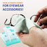 VisionGlobal Anti-Fog Cloth, Clean Screen Monitors & Camera Lenses, 20 Packs Individually Packaged