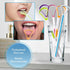 5 Pieces Colorful Plastic Tongue Scraper Cleaner Kit for Adults & Kids, Fresh Breath Accessory