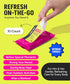 TASTE THE SWEET SPOT 10ct SWEET SPOT Flushable Feminine Wipes for Odor Control, pH Balance - Paraben-Free & Vegan