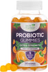 Daily Probiotic Gummies for Women & Men, 120 Gummies, 5 Billion CFU, Vegan, Immune, Urinary & Digestive Support