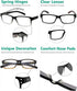 Eyekepper 5 Pack Reading Glasses for Men, Includes Reader Sunglasses, Spring Hinges, +1.75