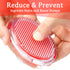 TailaiMei Exfoliating Brush for Ingrown Hair Treatment, Razor Bumps Solution for Men and Women, Orange