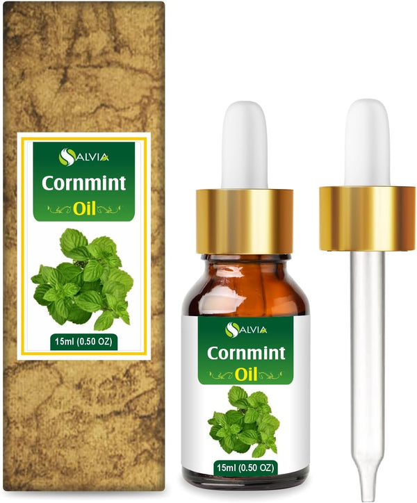 Salvia Cornmint Oil 15 ml - 100% Natural Pure Undiluted Essential Oil with Dropper