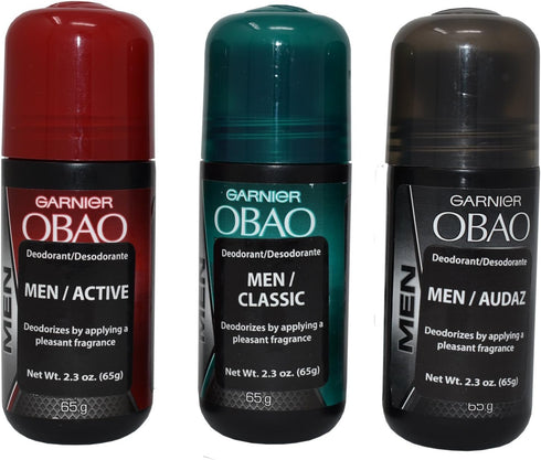 OBAO Assorted Deodorant for Men, Pack of 3