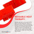 Sport & Back Hot Pack, Reusable for Neck, Shoulders & Joint Pain Relief, Click to Activate, Advanced Hot Therapy