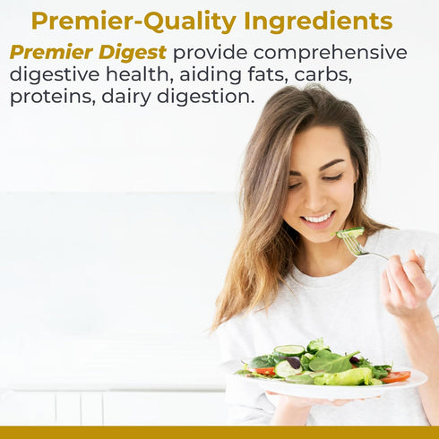 Premier Research Labs Active Digestive Enzymes with Probiotic & Prebiotics, 60 Capsules