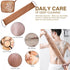 3 Pcs African Exfoliating Net Sponge, Bathing Shower Cloth Kit for Back, Body, Face - Brown