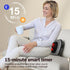 VIKTOR JURGEN Back Massager - Neck Massager with Heat, Electric Shiatsu Pillow for Full Body Muscle Relief