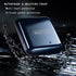Small Waterproof Pill Box Organizer, Travel Portable Pocket Medicine Holder for Vitamins Medication, Black