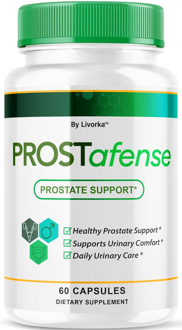 LIVORKA Prostafense Health Supplements for Men Capsules - Official Prostafense Pills All Natural