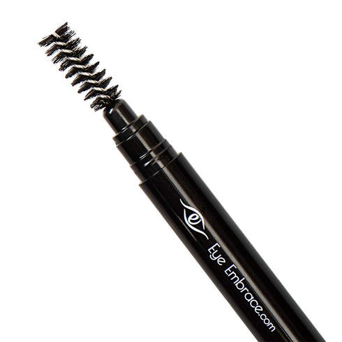 The Spice: Auburn Brown Eyebrow Pencil, Waterproof, Double-Ended with Angled Tip & Spoolie Brush
