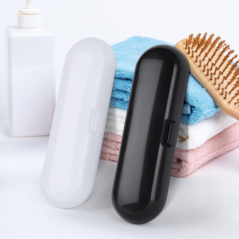 Fowecelt 2 Pack Electric Toothbrush Travel Case - Portable Travel Toothbrush Holder for Oral-B Pro and Other Electric
