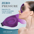 ZGGCD Light Blocking Sleep Mask for Side Sleepers, 3D Contoured Eye Cover with Adjustable Strap, Purple