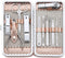 Manicure Set Professional Nail Clippers Kit, 12Pcs Stainless Steel Grooming Tools for Travel or Home, Rose Gold