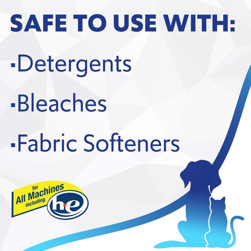 Febreze Laundry Detergent Additive for Pet Supplies, Maximum Strength, Fresh Scent, 98 fl oz