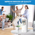 SVAVO Automatic LCD Fragrance Dispenser, Wall Mount/Free Standing, Programmable Aerosol Spray, White