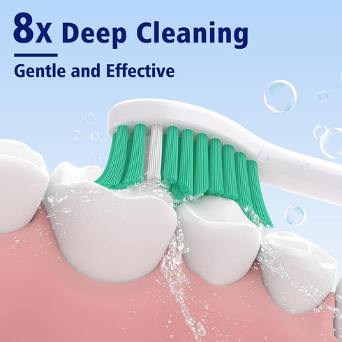 Toptheway Replacement Brush Heads for Sonicare E-Series Essence Xtreme Elite Advance, 6 Pack