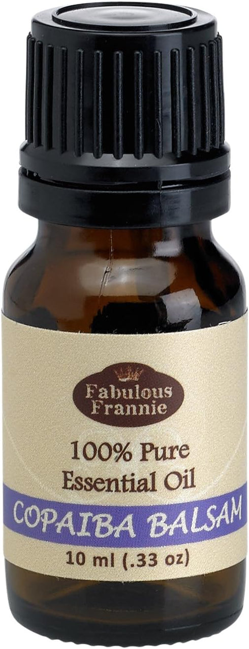 Fabulous Frannie Copaiba Balsam 100% Pure, Undiluted Essential Oil 10ml (Pack of 1)