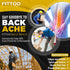 FITTOO Back Brace - Removable Suspenders & Lumbar Pad for Back Pain Relief, Heavy Lifting Support for Men & Women