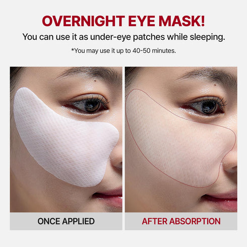 Mega Under Eye Masks (4 Pairs), Wrinkle-Fit Tangle Eye Patch, Korean Eye Mask for Puffiness, Dark Circles, Under Eye Bags, Anti-Wrinkle, Korean Skincare