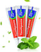 30 Tubes Miniature Travel Size Toothpaste, 0.88oz (25g) Peppermint Disposable Toothpaste for Hotel, Guests, Charity