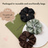 LILYSILK Giant Silk Scrunchies, 100% Silk Filled Hair Holder for Women, Elastic Large Hair Tie for Breakage Prevention
