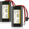 Palowextra 2 Pack 3.7V 5600mAh Lithium ion Rechargeable Battery Pack with SM2.0 PH2.0