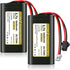Palowextra 2 Pack 3.7V 5600mAh Lithium ion Rechargeable Battery Pack with SM2.0 PH2.0
