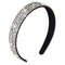 Sibba Rhinestone Wide Headband, Fancy Jeweled Bling Hair Band, Bridal Wedding Headpiece for Women