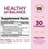 Nature's Bounty Optimal Solutions Healthy pH Balance, Probiotics for Vaginal Health and pH balance, 30 Capsules