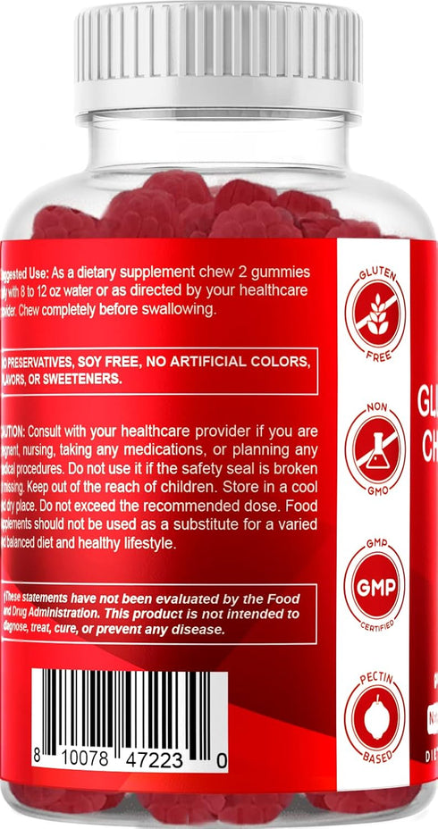 Vitamatic Glucosamine Chondroitin Gummies 2 Pack with MSM & Vitamin E - 60 Gummies
