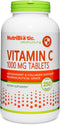 NutriBiotic Vitamin C 1000 Mg, 250 Count Tablets, Immune & Antioxidant Support Supplement