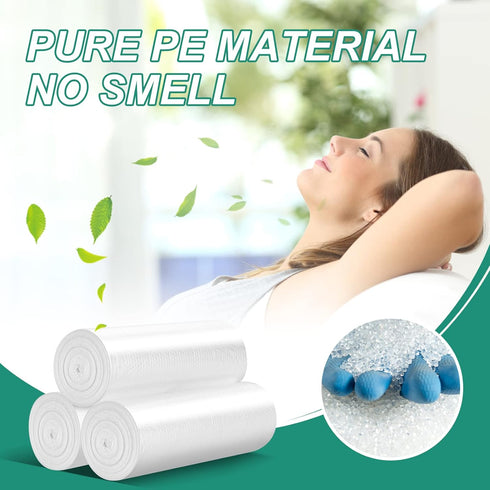 Magesh 4 Gallon Strong Trash Bags - Leakage-Free Small Garbage Bags for Bathroom, Office, Kitchen - 105 Bags