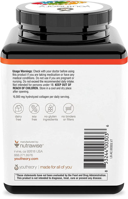 YOUTHEORY Advanced Formula Collagen 1 2 3 - 290 CT