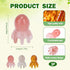 Paidiem 3 Pcs Octopus Head Massage Comb Stress Relief Point Massage Comb Head Massage Tools Pink Acupressure Massager