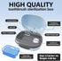 UV Toothbrush Covers Case Sanitizer and Holder with Light, Rechargeable Portable Toothbrush Cleaner Case, Fan (Blue)