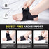 Arch Support Inserts for Plantar Fasciitis Relief, Adjustable Bands with Built-in Orthotics, Foot Arch Support with Gel