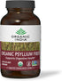 ORGANIC INDIA Psyllium Herbal Powder, Whole Husk Fiber, Keto Friendly, Vegan, Gluten-Free, 180 Capsules