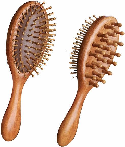 YHNNH Scalp Massager Hair Growth Brush,Head Massager Scalp Stress Relax Dandruff Comb,Wooden