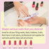 Nail Files for Acrylic Nails, 50pcs 80/80 Grit Bulk Reusable Coarse Square Jumbo Set, Manicure Tools