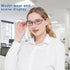 VIDEBLA 5 Pack Computer Reading Glasses, Anti Eyestrain Blue Light Blocking Glasses for Reading (5 Mix-2, 2.25)