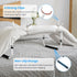Yaofafa 20-29 Inch 4 Blanket Lifter for Feet - Blanket Lifters for Foot of Bed, Adjustable Height with Non-Slip Clips