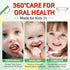 Foam Toothpaste Kids with Fruit Flavor, Toddler Low Fluoride Foaming Toothpaste for U Shaped Toothbrush (3 Pack)