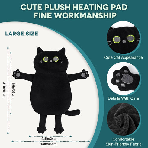 Microwave Heating Pad for Pain Relief, 21" x 12" Microwavable Moist Heat Pad for Neck, Shoulder, Back Pain Relief