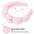 WHAVEL 3 Pack Spa Headband Skincare Headbands, Makeup Headband Sponge Terry Cloth Headbands Face Wash Headband Puffy Hair Band for Washing Face Women Girls (Pink, Hot pink, Black)