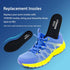 Memory Foam Insoles for Women, Replacement Shoe Inserts for Work Boot, Running, Hiking, Comfort Inner Soles Black US 9