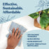 FEBU Swedish Dishcloths for Kitchen, 5 Pack Reusable Paper Towels, Washable Non-Scratch Cloths