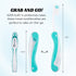 Lingito Travel Toothbrushes, Medium Mini with Cover, 4 Pack for Camping & Travel