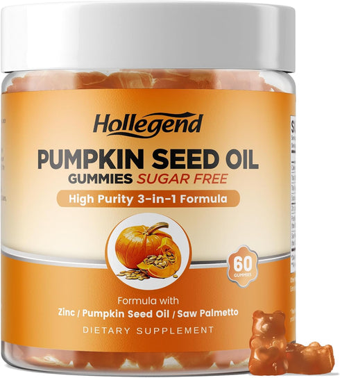 Pumpkin Seed Oil Gummies with Saw Palmetto, Pumpkin Seed Oil Extract for