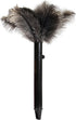 Retractable Ostrich Feather Duster, Fluffy Natural Cleaning Duster with Eco-Friendly Handle (15 inch)